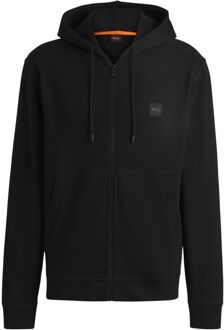 Hugo Boss Zwarte katoenen hoodie Hugo Boss , Black , Heren - 2Xl,S