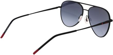 Hugo Boss Zwarte Metalen Zonnebril - maat