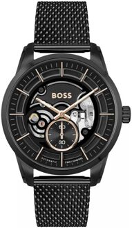 Hugo Boss Zwarte RVS Dress Watch