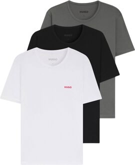 HUGO Cotton Jersey Crew Shirt Heren (3-pack) - XXL