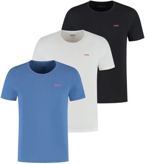 HUGO Cotton Jersey Crew Shirt Heren (3-pack)