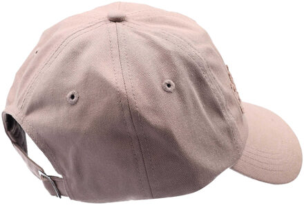 HUGO Dames/Dames Cara-FR Logo Raw Edge Baseball Cap (Beige) - One Size