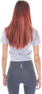 HUGO Dames/Dames Delanor Slim Crop T-shirt (Paars)