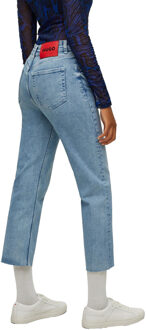 HUGO Dames/Dames Gimberly Rechte Benen Jeans (Blauw)
