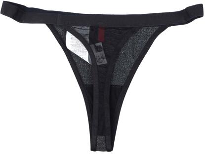 HUGO Dames/Dames Lurex String (Zwart)