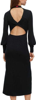HUGO Dames/Dames Slopenny Jurk (Zwart)
