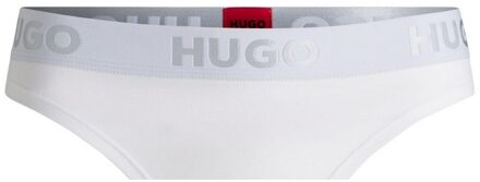 HUGO Dames/Dames Sporty Logo String (Wit) - 2XL