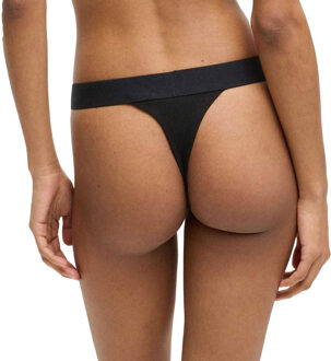 HUGO Dames/Dames String Label String String (Zwart, Rood) Zwart/rood - XS