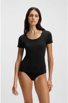 HUGO Dames Hugo 2 Pack Underwear T-Shirts in Zwart