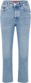 HUGO Dames Hugo Gimberly Regular-Fit Jeans in Blauw - maat