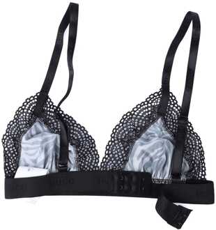 HUGO Dames Hugo Zebraprint Triangle BH zonder vulling in wit