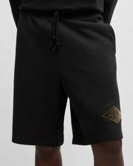 HUGO Damtus Heren Jogger Shorts Zwart - L