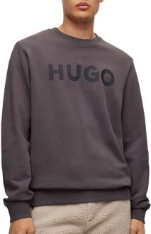 HUGO Dem Sweater Heren donker grijs - zwart - XL