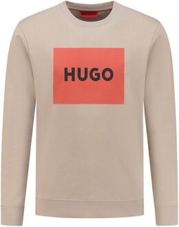 HUGO Duragol Sweater Heren bruin - rood - zwart - L