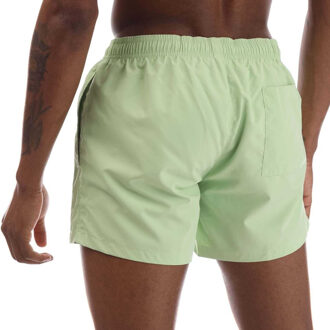 HUGO Heren Abas Logo Zwemshort (Groen) - M