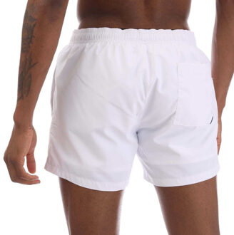 HUGO Heren Abas Logo Zwemshort (Wit) - maat