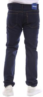 HUGO Heren Ash Slim Jeans (Donkerblauw)