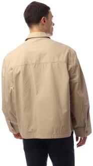 HUGO Heren Bino2511 Jas met logo (Beige) - maat