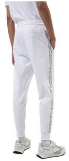 HUGO Heren Daky213 Jersey Joggingbroek (Wit) - maat