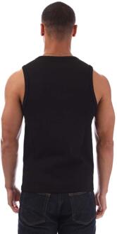 HUGO Heren Dapota Logo Tank Top (Zwart)