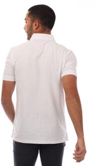 HUGO Heren Dereso232 Poloshirt (Wit) - maat L