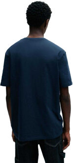 HUGO Heren Dero Logo T-Shirt (Marine) Navy - 2XL