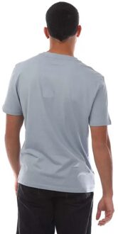 HUGO Heren Dero222 Logo T-Shirt (Blauw) - maat