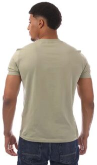 HUGO Heren Dero222 Logo T-Shirt (Groen) - maat M