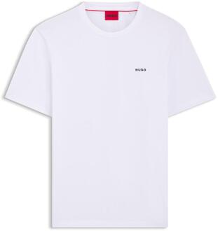 HUGO Heren Dero222 Logo T-Shirt (Wit)