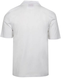 HUGO Heren Dimerspolo Katoen Stretch Poloshirt (Wit) - maat L