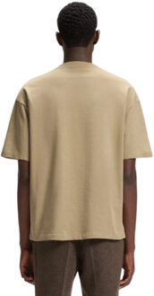 HUGO Heren Dinkee oversized T-shirt (Beige) - S
