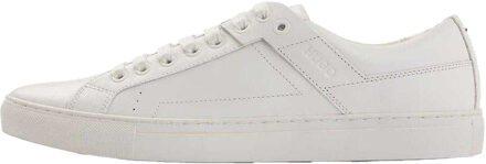 HUGO Heren Futurism Leren Tennistrainers (Wit) - EU 38 / UK 5