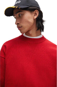 HUGO Heren Gebreide Sweater (Roze) - maat S