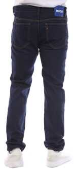 HUGO Heren Hugo Ash Slim-Fit Jeans in Donkerblauw