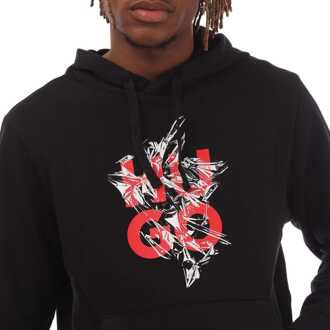 HUGO Heren Hugo Daltorreson Hoodie in Zwart