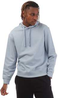 HUGO Heren Hugo Dapo Logo Print Hoodie in Blauw - maat