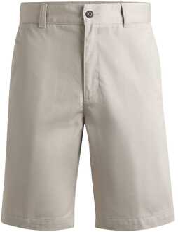 HUGO Heren Hugo Darik241 Regular-Fit Shorts in Lichtgrijs - 30 inch