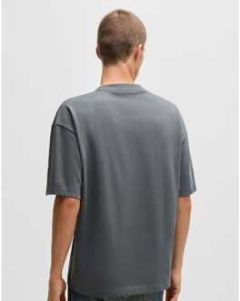 HUGO Heren Hugo Dinkee Tonal Logo T-shirt in Grijs