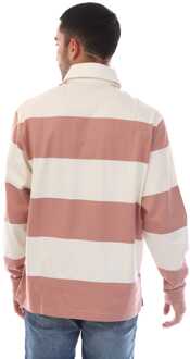 HUGO Heren Hugo Diragbi Poloshirt met lange mouwen in Multi kleur - maat M Veelkleurig