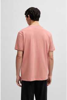 HUGO Heren Hugo Diragolino212 T-shirt in Roze - maat S