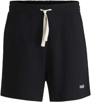 HUGO Heren Hugo Dulasho Shorts met Contrast Logo in Zwart - maat