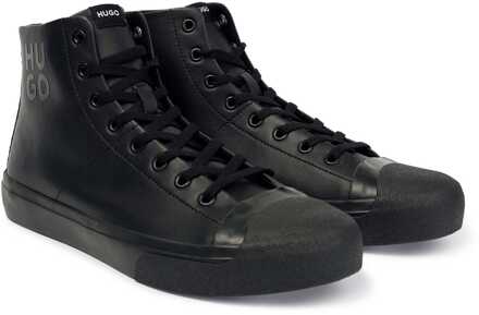 HUGO Heren Hugo Dyer Hi-Top Trainers in Zwart - maat EU 39/ UK 6