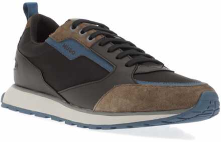 HUGO Heren Hugo Icelin hardlooptrainers in zwart - maat