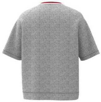 HUGO Heren Hugo Jaxon Sweatshirt met korte mouwen in Grijs - XL