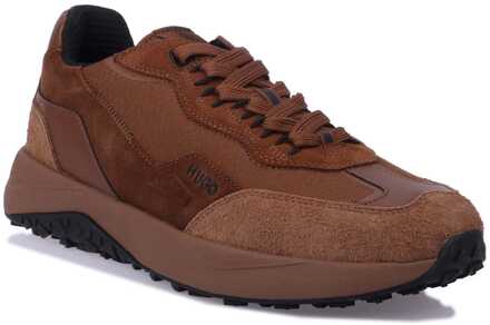 HUGO Heren Hugo Kane Runner Trainers in Bruin
