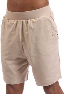 HUGO Heren Hugo Kay Korte Broek in Beige - M