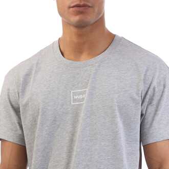 HUGO Heren Hugo Laze Loungewear T-shirt in Grijs - maat M