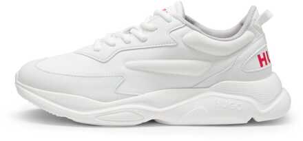 HUGO Heren Hugo Leon Sportschoenen in Wit - maat EU 43 / UK 9