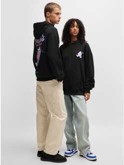 HUGO Heren Hugo Namiko Hoodie in Zwart - maat S