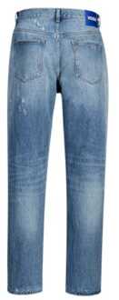 HUGO Heren Hugo Nate Baggy-Fit Jeans in Blauw - maat